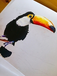 mój obraz w trakcie malowania, właściwie to dopiero początek :)