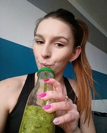 Dziś po treningu zasłużony koktajl owocowo-warzywny, lubicie??? 