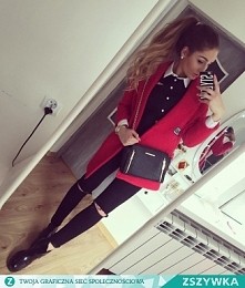 zestaw Z czerwonym żakietem