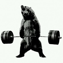 !! nawet misiiek ćwiczy ter...