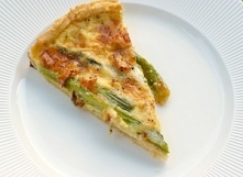 Najpierw włączyłam piekarnik, żeby się rozgrzał do około 180 stopni.

Do miski robota wrzuciłam mąkę, jajko, sól i posiekane masło. Wyrobiłam szybko ciasto na spód tarty. W trak...