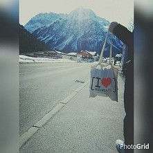 Zszywkowa torba w Austrii na zakupach ! ;-) Torba bardzo przydatna !