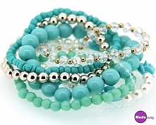 Komplet 6 pięknych bransoletek  dostępny po kliknięciu w zdjęcie lub na modoway.pl :)