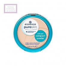 Essence, Pure Skin, Anti - Spot Compact Powder (Antybakteryjny puder w kompakcie)
Puder w kompakcie z antybakteryjną formułą Clearderm Complex. Zwalcza wągry i pozostałe niedosk...