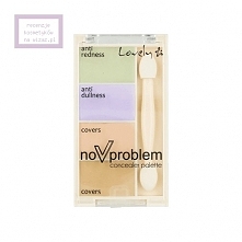 Lovely, NoVproblem, Concealer Palette (Paleta korektorów do twarzy)
Paleta korektorów marki Lovely:
- Zielony: kamufluje popękane naczynka. 
- Fioletowy: koryguje szare i żółte ...
