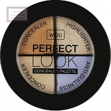 Wibo, Perfect Look, Concealer Palette (Paleta korektorów do twarzy)
Wibo Perfect Look Concealer Palette to paleta korektorów do twarzy. Kolor ciemny beż – modeluje kształt twarz...