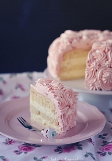 * Cytrynowy Tort w Róże *