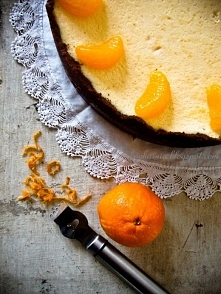 Sernik mandarynkowy.