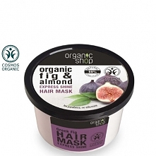 Organiczna Maska Do Włosów "Greckie Figi" - Ekspresowe Wygładzanie BDIH Organic Shop Bio-amore.pl