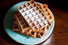 Bezglutenowe gofry z mąki gryczanej