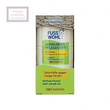 Rossmann, Fusswohl, Schrunden Pflegestift (Sztyft do pielęgnacji popękanych pięt)
Fusswohl Sztyft do pielęgnacji popękanych pięt zawiera nawilżający mocznik. Zapewnia natychmias...
