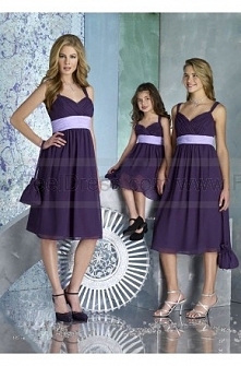 Straps Ruched Bodice Summer Bridesmaid Dress