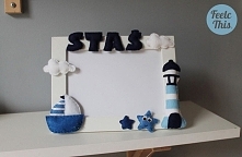 ramka na zdjęcia dla małego żeglarza :)