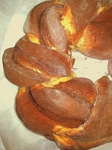Czekoladowy wieniec drożdżowy podejście drugie.