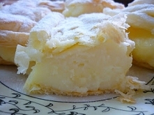 Pyszna napoleonka z budyniowym kremem. Przepis na blogu po kliknięciu w zdjęcie :)