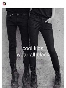 przestanę chodzić w czarnym...