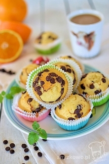 Muffinki z czekoladą bez użycia miksera