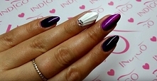 Paznokcie z efektem muszelki :)