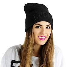 Beanie Haft Looser Black