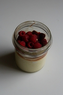 śniadaniowy sernik w słoiku...