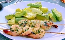 krewetki grilowane ziołowe