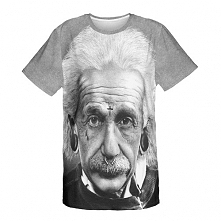 T-shirt Fullprint Einstein