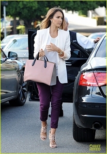 Fioletowe spodnie? Czemu nie? ;)