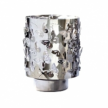 Świecznik z kloszem motylki