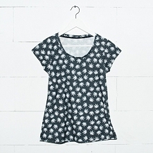 Top Fullprint Biała Marysia