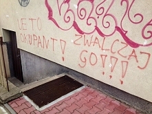 Okupacja UE - graffiti Wrocław