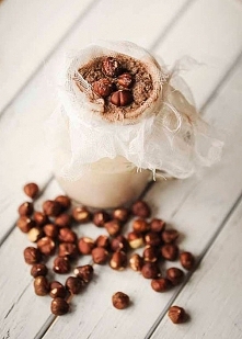 Domowe mleko z orzechów laskowych