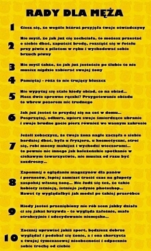 rady dla męża