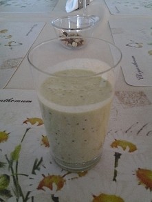 Koktajl z kiwi i bananem :)