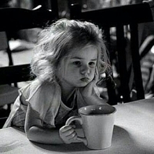 Czarna kawa to prawie, jak ...