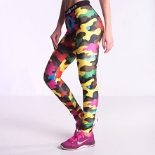 Leginsy kolorowe moro another