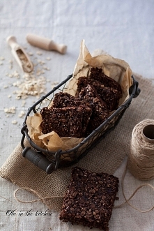 czekoladowe batony owsiane