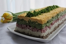 Warstwowa sałatka wielkanoc...