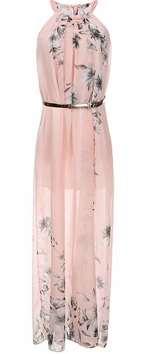 Długa zwiewna suknia. Klikn...