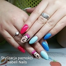 Myszka Minnie ręcznie malowana