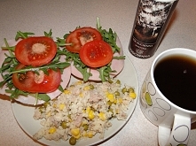 Po pracach w ogródku musiałam zjeść więcej...padam...
PS: sól z Wieliczki ;)