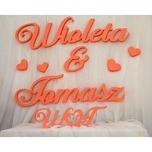 imiona na wesele, ślub, dekoracja sali weselnej szczegóły na rena24.eu