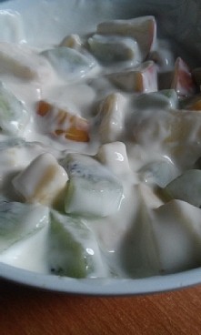 II sniadanie: jablko, kiwi,...