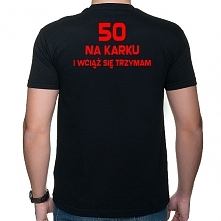 Koszulka 50 na karku i wcią...