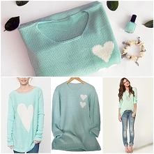 Nowy sweterek miętowy. 24,99 zł