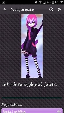 tak miała wyglądać juleka