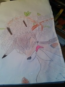 Bambi . Taka uwaga jeśli umiesz namalować lepiej to dopiero wtedy dodaj krytykujacy komentarz ;)