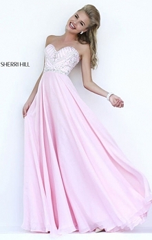 Sherri Hill 1944 Pink Beade...