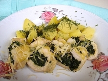 Filet z kurczaka ze szpinakiem