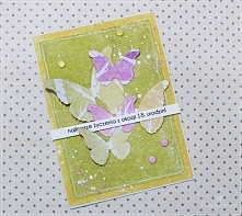 Kartka na osiemnaste urodziny