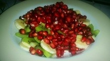 banan, kiwi i granat